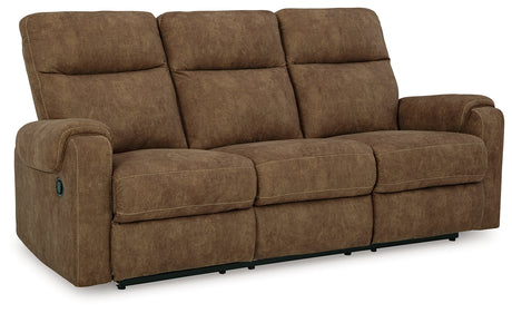 Edenwold Brindle Manual Sofa, Loveseat and Recliner by Ashley at Eve Furniture
