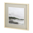 Edge of Bay ALT V3 by Liz Jardine a Hand Embellished Textured Framed Art Print Matted under Glass by Mercana at Eve Furniture
