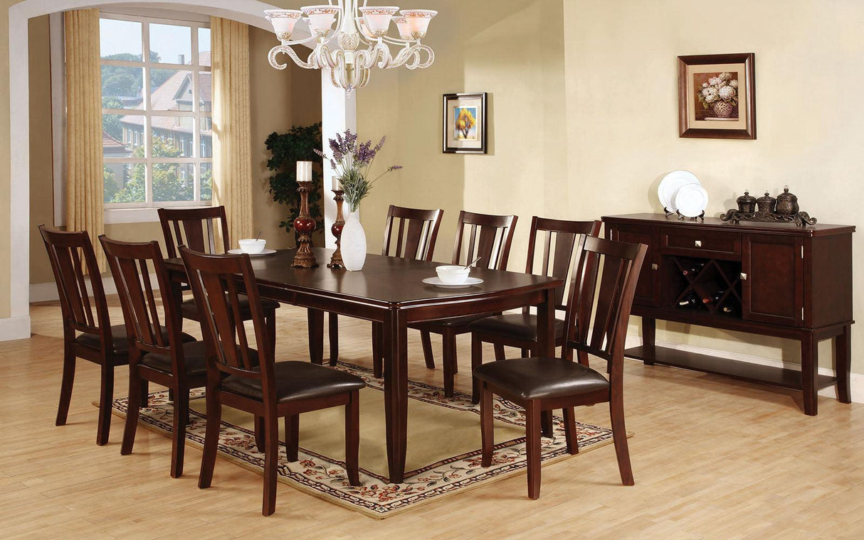 Edgewood Espresso Dining Table Only by Furniture of America at Eve Furniture