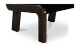 Edie Accent Chair Black Faux Mohair by Moe's Home at Eve Furniture
