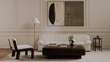 Edie Accent Chair Flecked Ivory by Moe's Home at Eve Furniture