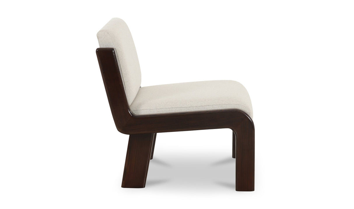 Edie Accent Chair Flecked Ivory by Moe's Home at Eve Furniture