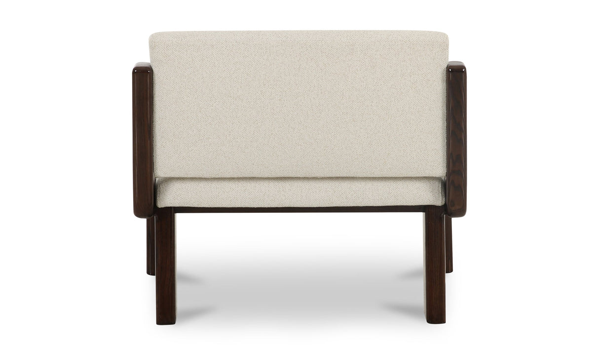 Edie Accent Chair Flecked Ivory by Moe's Home at Eve Furniture