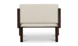 Edie Accent Chair Flecked Ivory by Moe's Home at Eve Furniture
