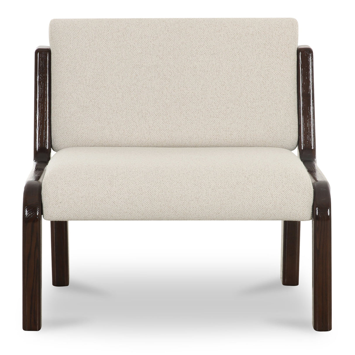 Edie Accent Chair Flecked Ivory by Moe's Home at Eve Furniture