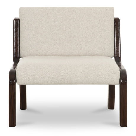 Edie Accent Chair Flecked Ivory by Moe's Home at Eve Furniture