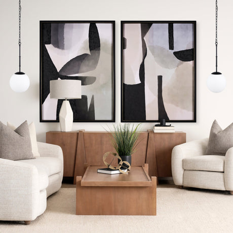 Edie Matte Black Metal w/ Frosted Glass Globe 1-Light Pendant by Mercana at Eve Furniture