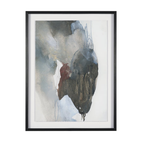 Ediface I by Ira Havuka Hand Embelished Textured Framed Artwork Matted under Glass by Mercana at Eve Furniture