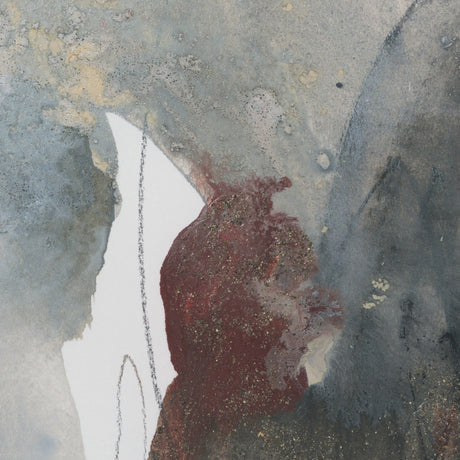 Ediface II by Ira Havuka Hand Embelished Textured Framed Artwork Matted under Glass by Mercana at Eve Furniture