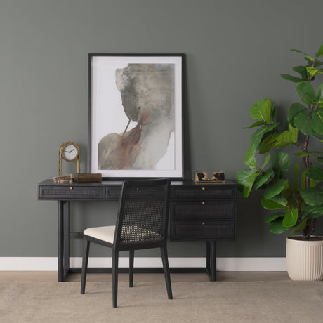 Ediface II by Ira Havuka Hand Embelished Textured Framed Artwork Matted under Glass by Mercana at Eve Furniture