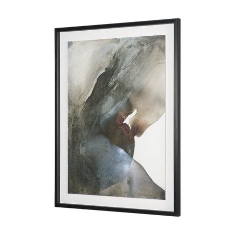 Ediface III by Ira Havuka Hand Embelished Textured Framed Artwork Matted under Glass by Mercana at Eve Furniture