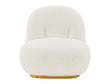 Edina Accent Chair in White by Manhattan Comfort at Eve Furniture