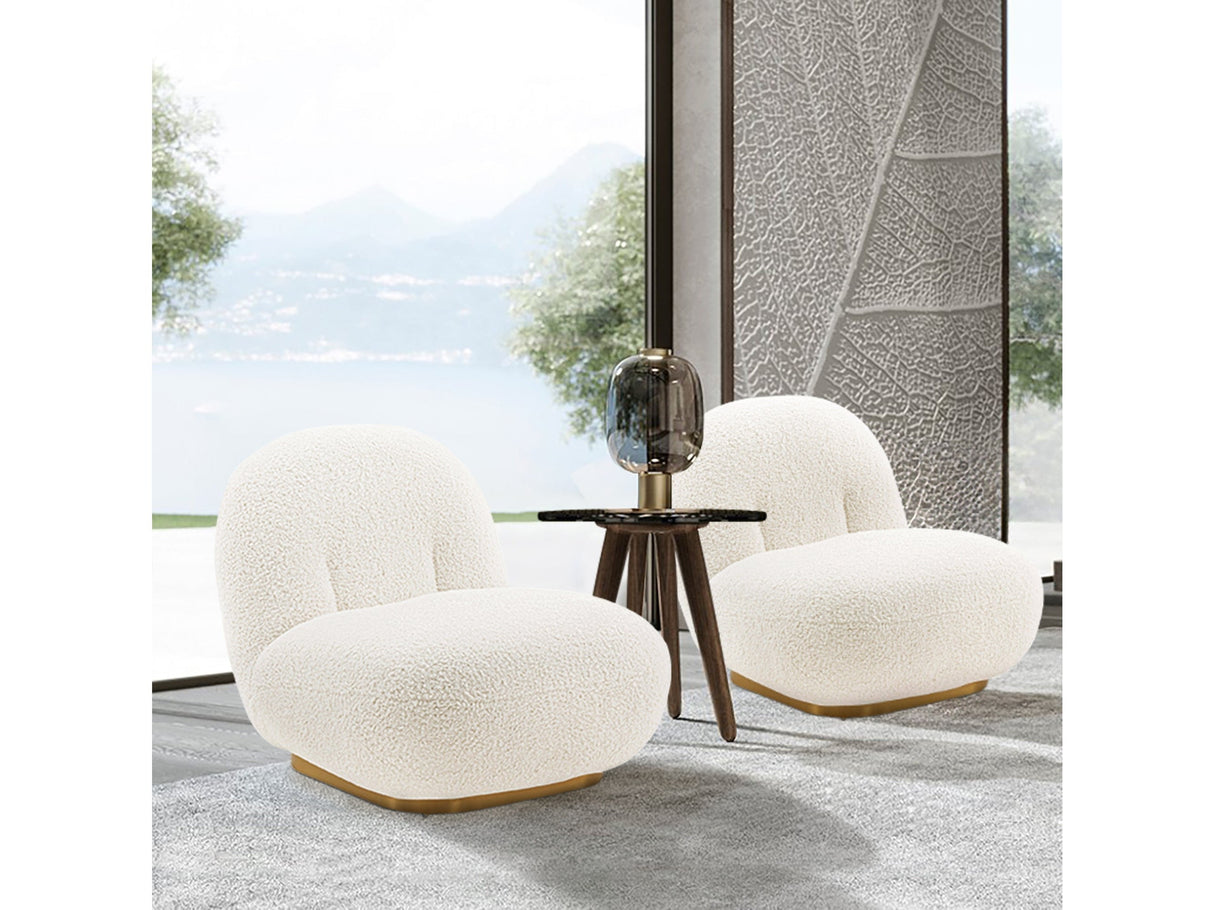 Edina Accent Chair in White (set of 2) by Manhattan Comfort at Eve Furniture