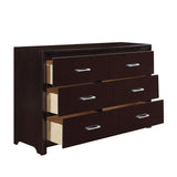 Edina Espresso Dresser by Homelegance at Eve Furniture