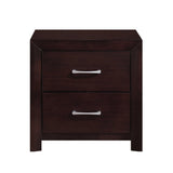 Edina Espresso Upholstered Panel Bedroom Set by Homelegance at Eve Furniture