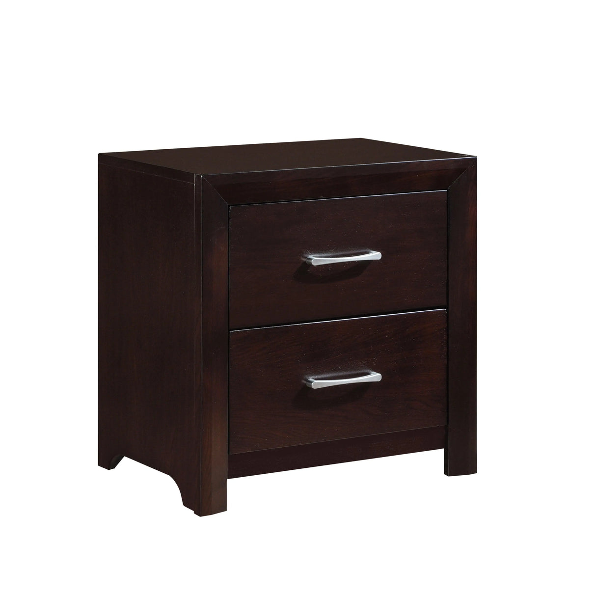 Edina Espresso Upholstered Panel Bedroom Set by Homelegance at Eve Furniture