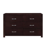 Edina Espresso Upholstered Panel Bedroom Set by Homelegance at Eve Furniture