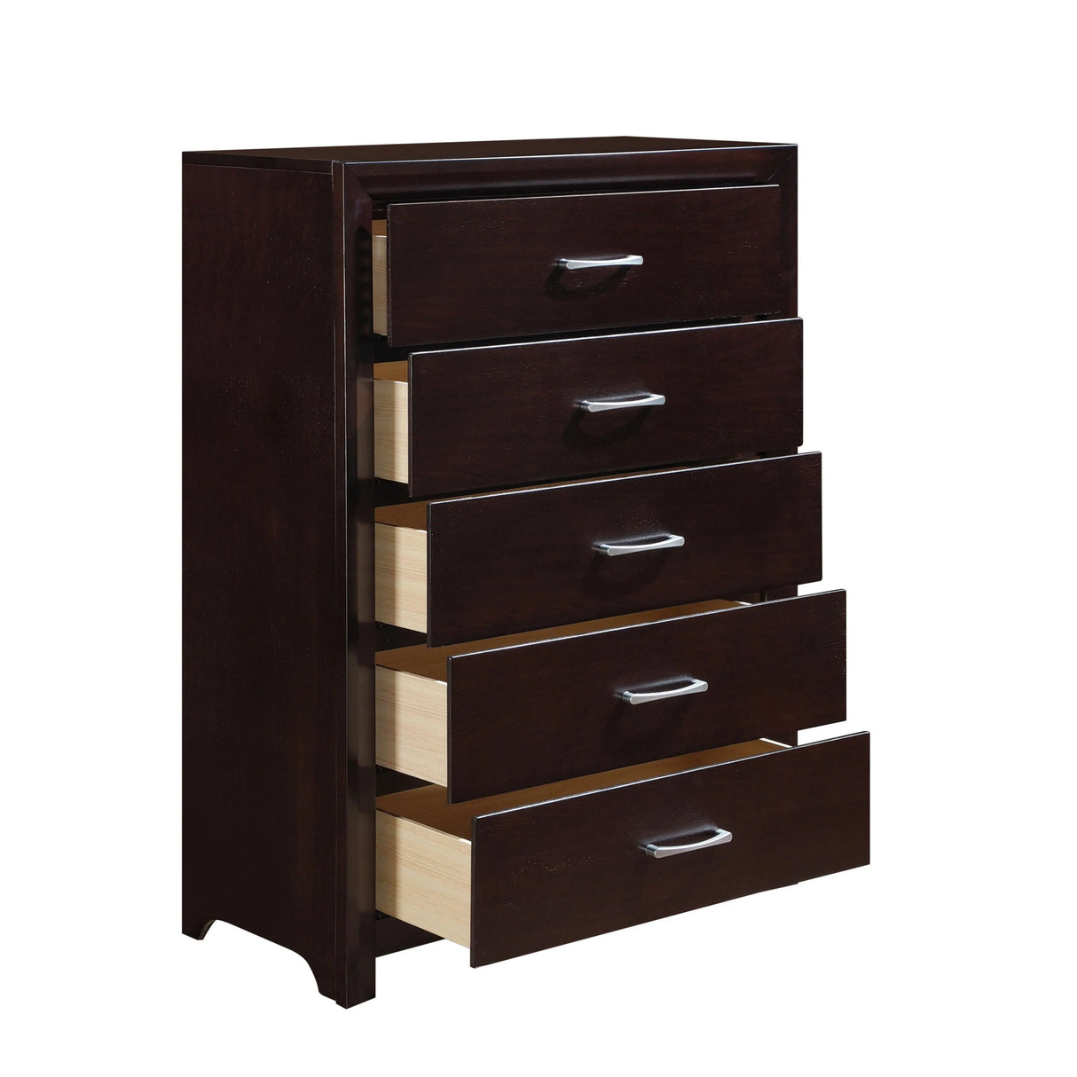 Edina Espresso Upholstered Panel Youth Bedroom Set by Homelegance at Eve Furniture