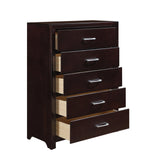 Edina Espresso Upholstered Panel Youth Bedroom Set by Homelegance at Eve Furniture