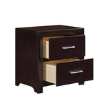 Edina Espresso Upholstered Panel Youth Bedroom Set by Homelegance at Eve Furniture