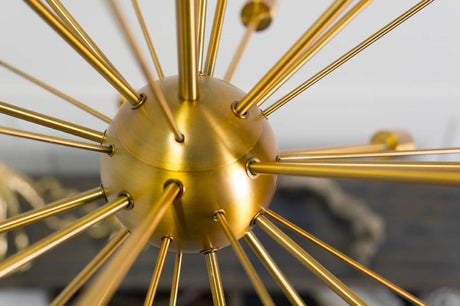 Edisonna II Gold Sputnik Twenty Bulb Chandelier by Mercana at Eve Furniture