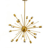 Edisonna II Gold Sputnik Twenty Bulb Chandelier by Mercana at Eve Furniture