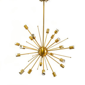 Edisonna II Gold Sputnik Twenty Bulb Chandelier by Mercana at Eve Furniture