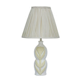 Edith Curved Papier Mache Flower Pleated Table Lamp by TOV Furniture at Eve Furniture