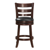 Edmond Dark Cherry Swivel Counter Height Chair by Homelegance at Eve Furniture