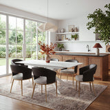 Edmond Dining Chair Gray by Zuomod at Eve Furniture