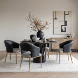 Edmond Dining Chair Gray by Zuomod at Eve Furniture
