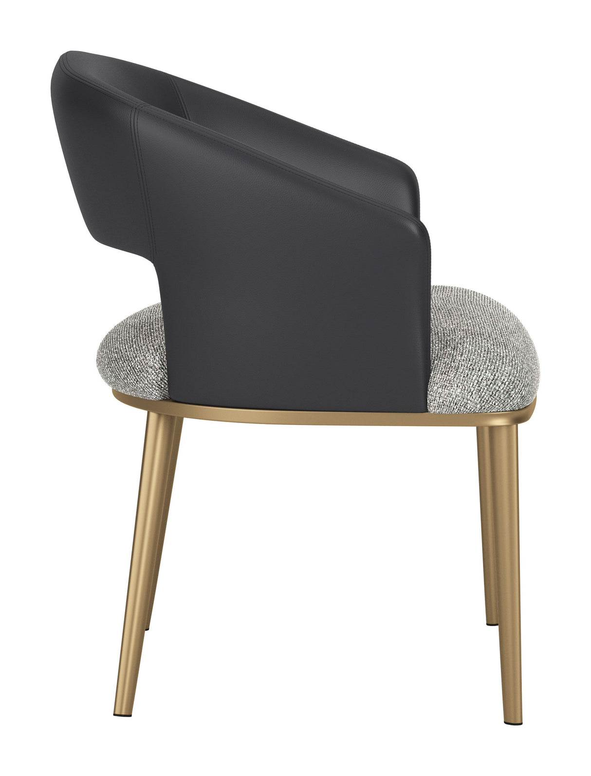 Edmond Dining Chair Gray by Zuomod at Eve Furniture