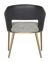 Edmond Dining Chair Gray by Zuomod at Eve Furniture