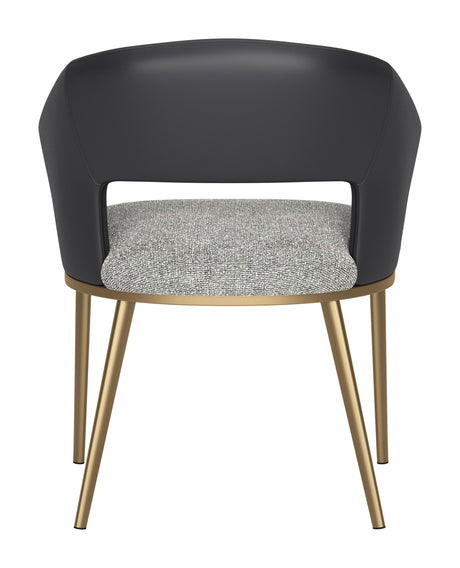 Edmond Dining Chair Gray by Zuomod at Eve Furniture