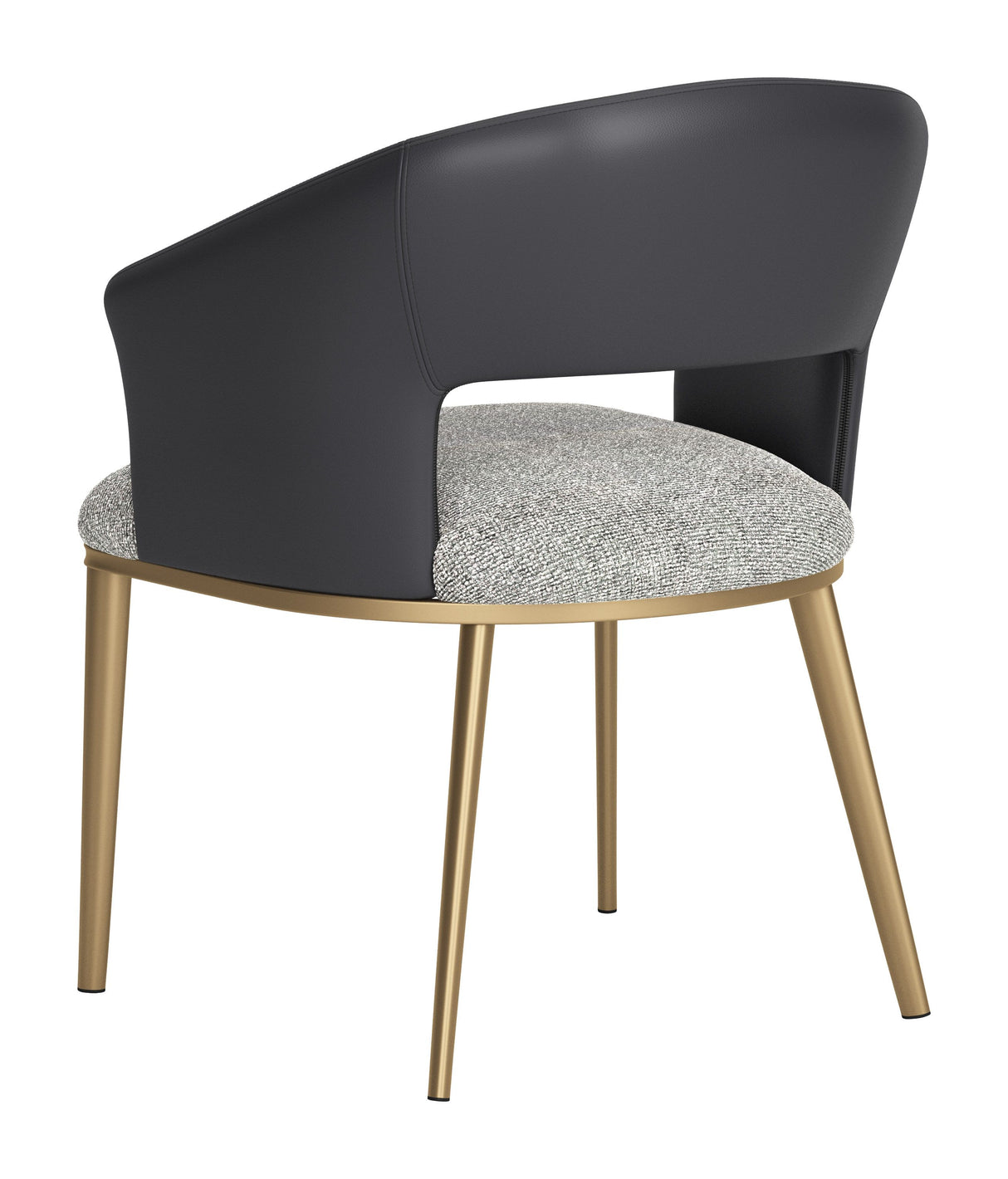 Edmond Dining Chair Gray by Zuomod at Eve Furniture