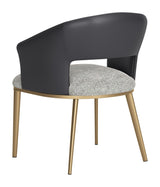 Edmond Dining Chair Gray by Zuomod at Eve Furniture