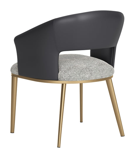 Edmond Dining Chair Gray by Zuomod at Eve Furniture