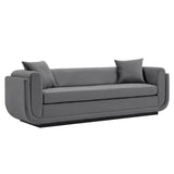 Edmonda Sofa in Dark Grey by Manhattan Comfort at Eve Furniture