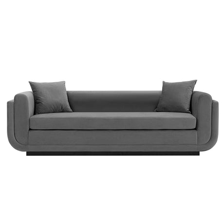 Edmonda Sofa in Dark Grey by Manhattan Comfort at Eve Furniture