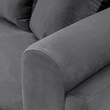 Edmonda Sofa in Dark Grey by Manhattan Comfort at Eve Furniture