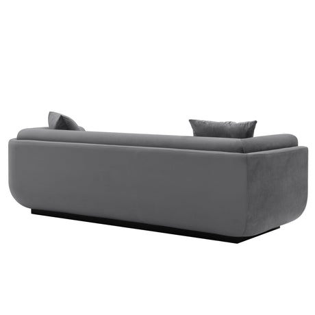 Edmonda Sofa in Dark Grey by Manhattan Comfort at Eve Furniture