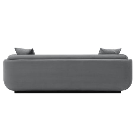 Edmonda Sofa in Dark Grey by Manhattan Comfort at Eve Furniture