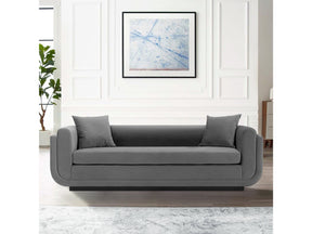 Edmonda Sofa in Dark Grey by Manhattan Comfort at Eve Furniture