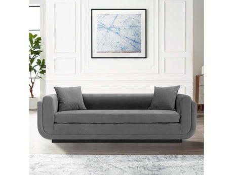 Edmonda Sofa in Dark Grey by Manhattan Comfort at Eve Furniture