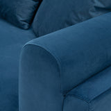 Edmonda Sofa in Sapphire Blue by Manhattan Comfort at Eve Furniture