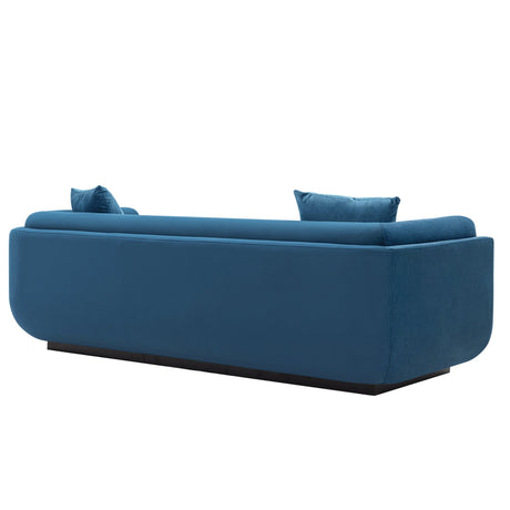 Edmonda Sofa in Sapphire Blue by Manhattan Comfort at Eve Furniture