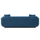 Edmonda Sofa in Sapphire Blue by Manhattan Comfort at Eve Furniture