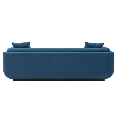 Edmonda Sofa in Sapphire Blue by Manhattan Comfort at Eve Furniture