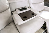 Edmondus Light Taupe Modular Power Reclining Sectional by Furniture of America at Eve Furniture