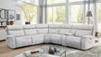 Edmondus Light Taupe Modular Power Reclining Sectional by Furniture of America at Eve Furniture